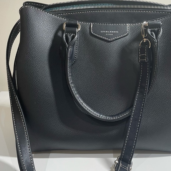 Black Green David Jones Paris Medium Shoulder bag - Picture 7 of 8